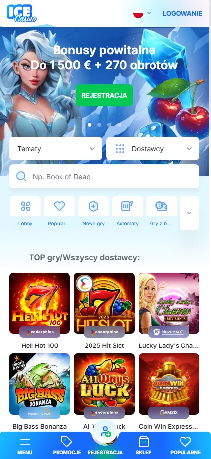 Ice Casino promocja mobilna