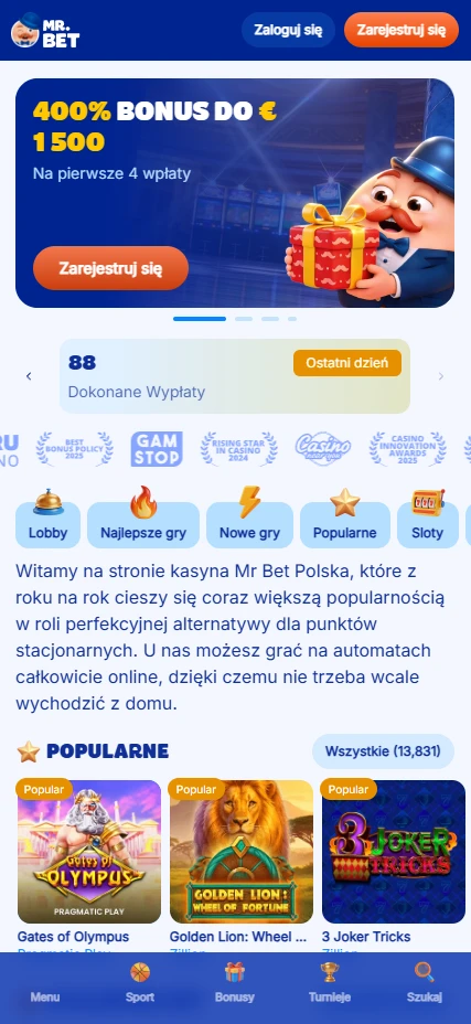 MrBet bonus bez depozytu